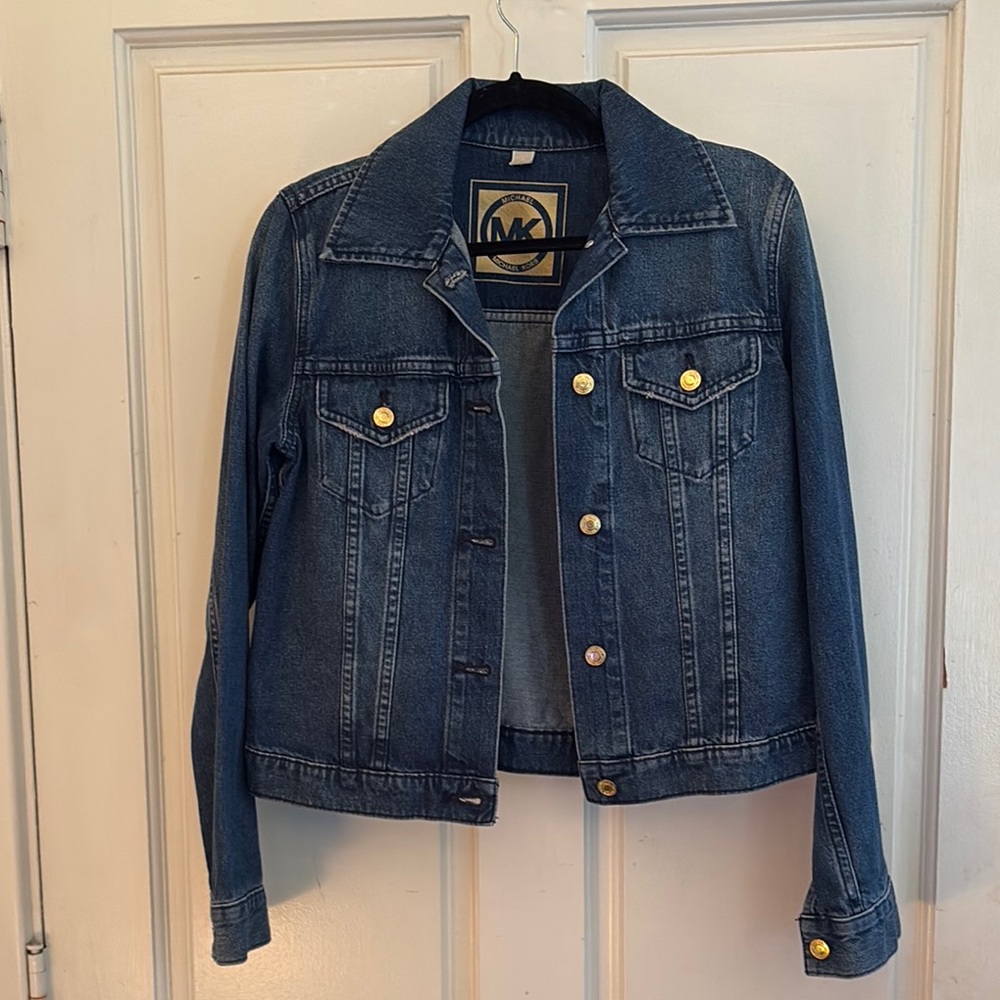 Michael Kors Blue Jean Jacket Classic Denim Style